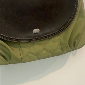Mosey handbag olive green leather travel crossbody